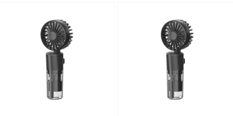 Portable Handheld Water Mist Spray Fan - 4-Speed USB Fan