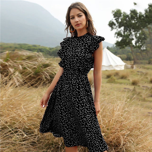Women Summer Chiffon Long Dress Maxi Dresses
