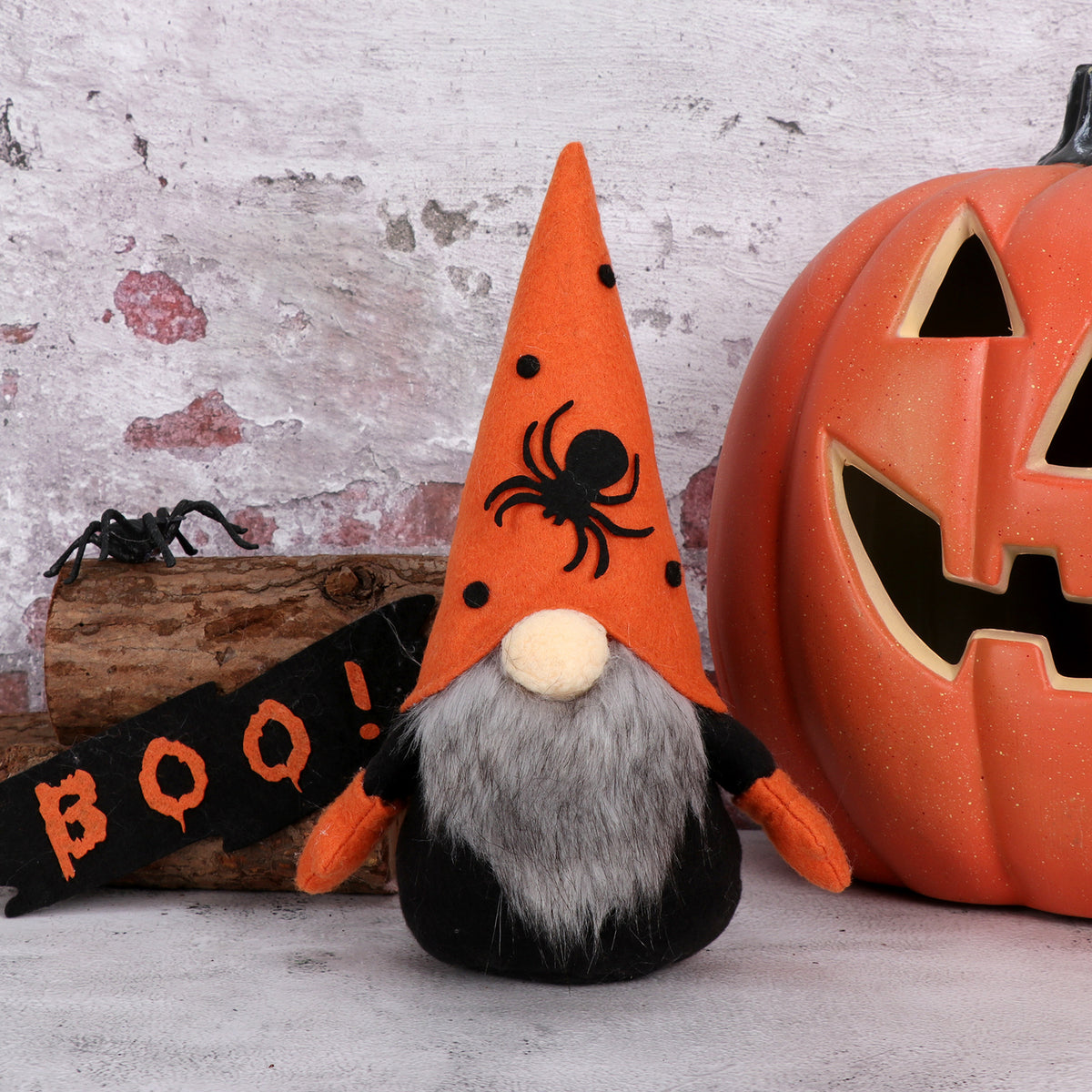 Halloween Gnome Plush Doll - Faceless Witch Hat Gnome Table Decoration