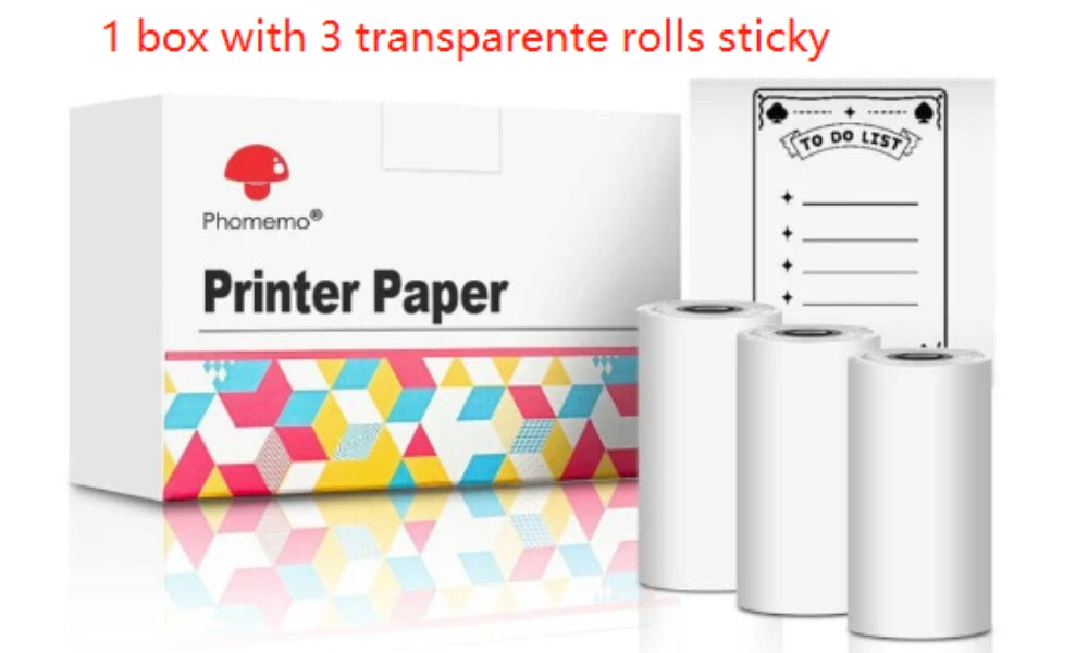 Mini Pocket Portable Printer - Bluetooth Photo & Label Printer