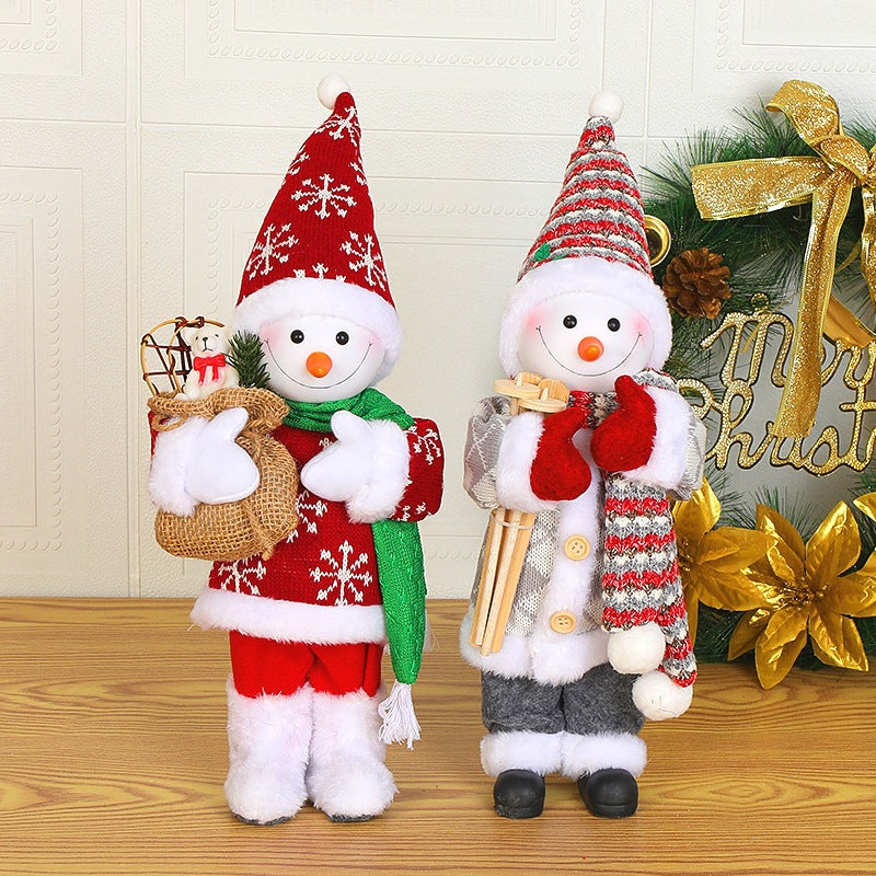 Christmas Doll Merry Decor for Home Navidad Noel Ornaments | Xmas Holiday Decor