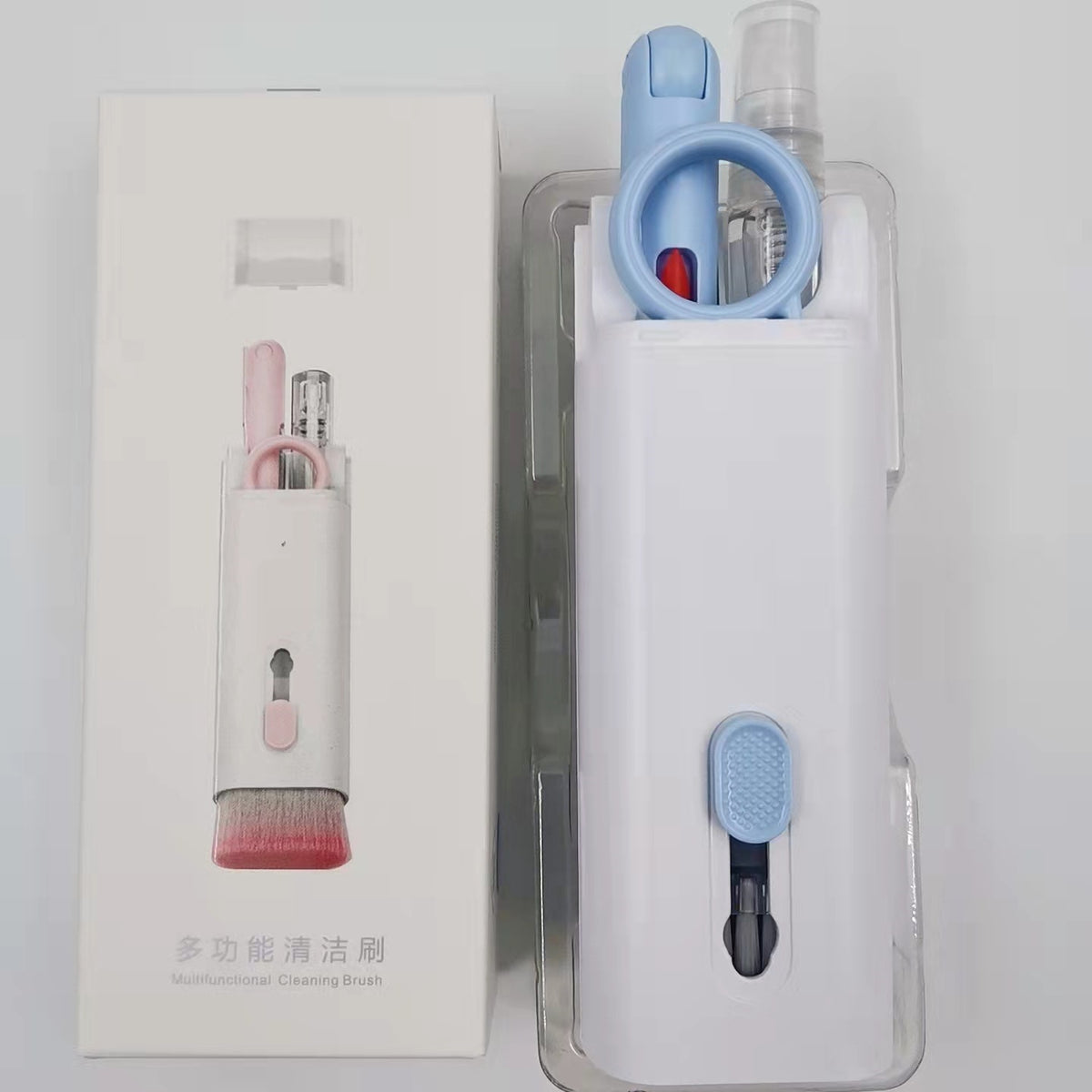 Keyboard and Earbud Cleaning Kit with Retractable Brush