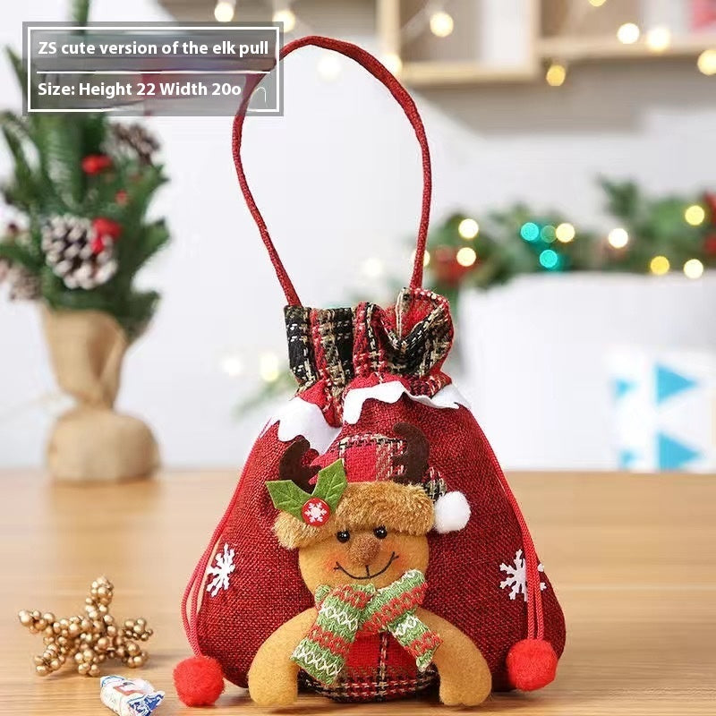 Christmas Children Gift Bag Eve Candy Packaging | Xmas Holiday Decor