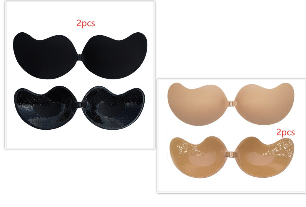 Invisible Push Up Bra Backless Strapless Seamless Front Closure