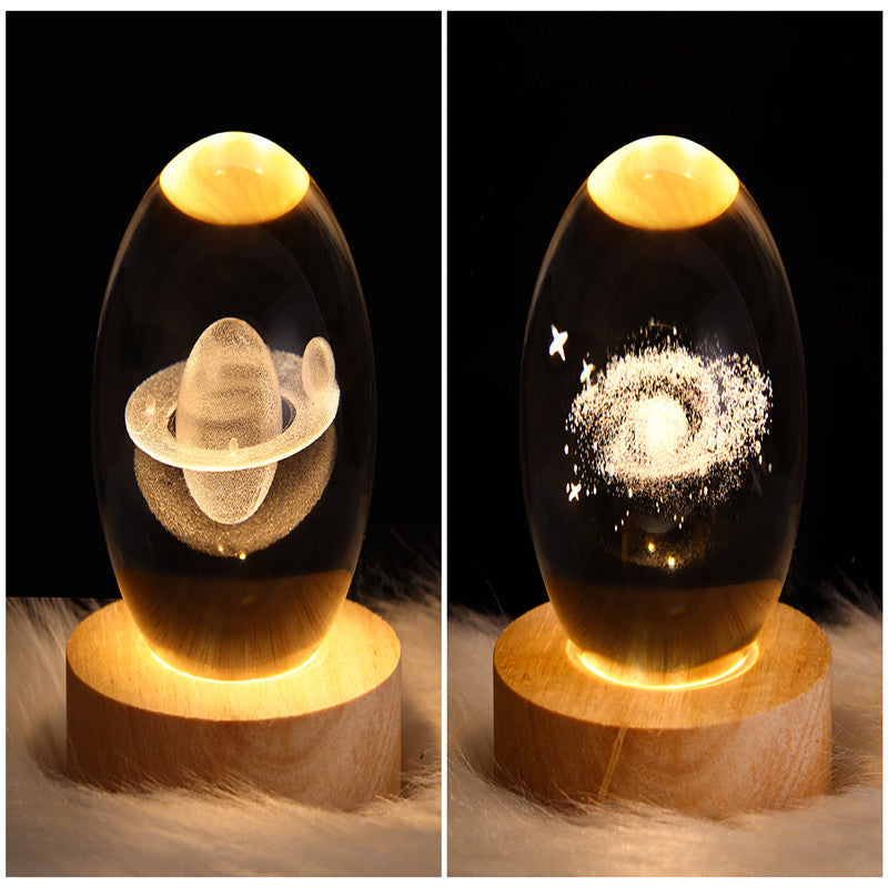 3D Crystal Ball LED Night Light
