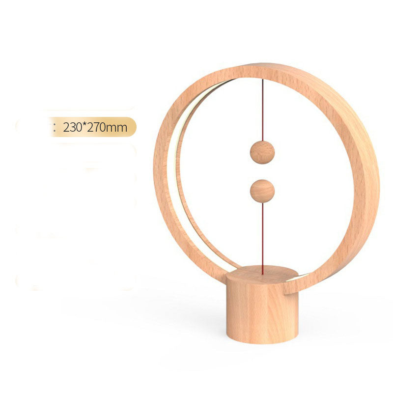 Creative Magnetic Balance LED Lamp - Levitating Switch Night Light Desk Decor
