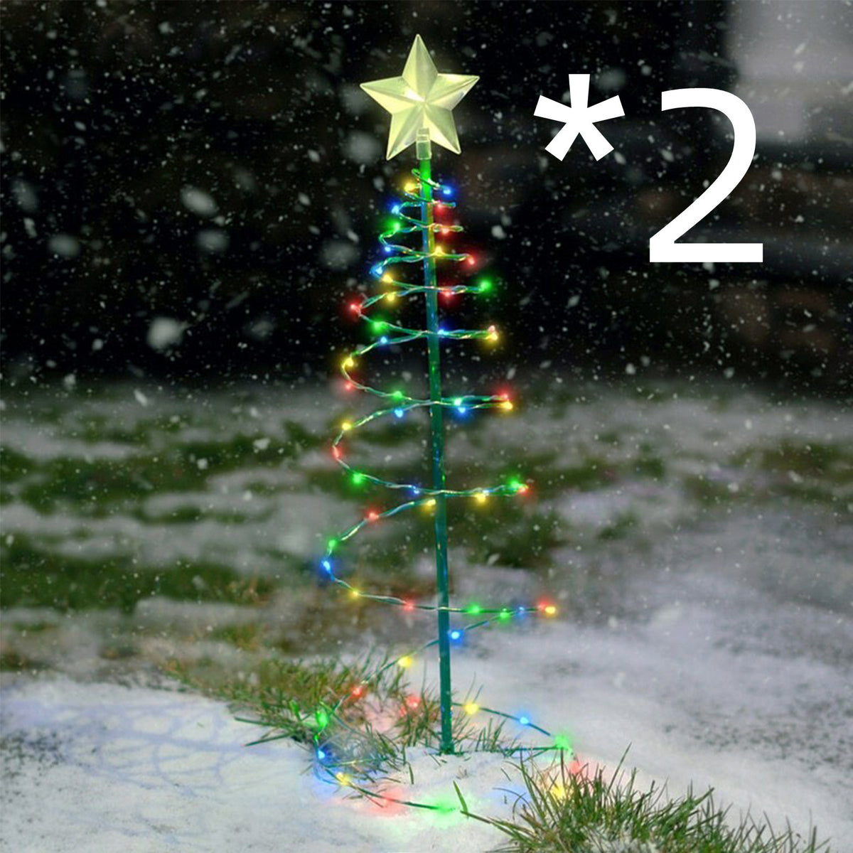 Christmas Tree Decoration Outdoor Courtyard Lighting | Xmas Holiday Decor