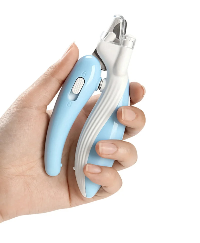 LED Pet Nail Clipper - Safe Cat & Dog Nail Trimmer with Blood-Line Light