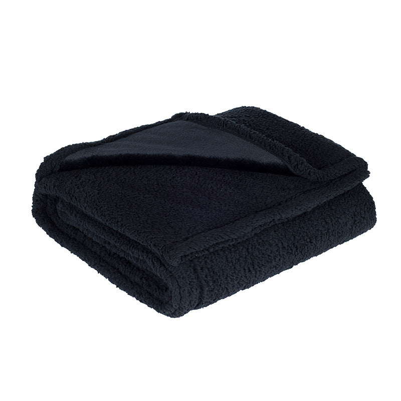 Thick Sherpa Fleece Pet Blanket - Waterproof Dog Blanket for Bed, Sofa & Car
