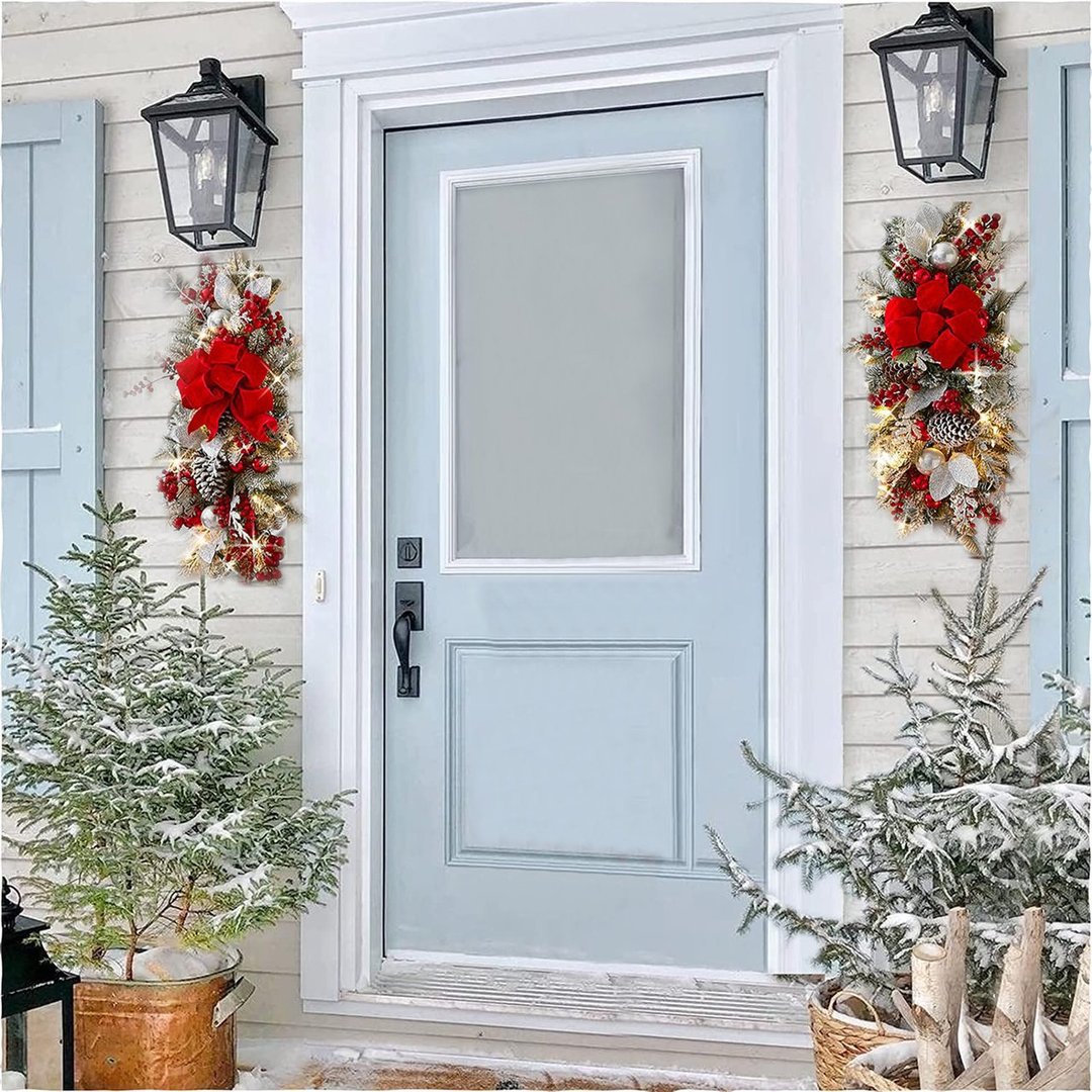 Christmas Day Door Curtain Home Decoration Hanger | Xmas Holiday Decor