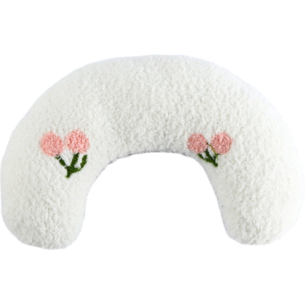 U-Shaped Pet Pillow - Soft Neck Support Pillow for Cats & Small Dogs