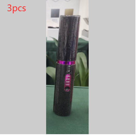 2-in-1 Electric USB Hair Straightening Brush Straightener