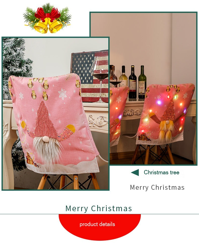 Christmas Decorations Chair Cover | Holiday Gift