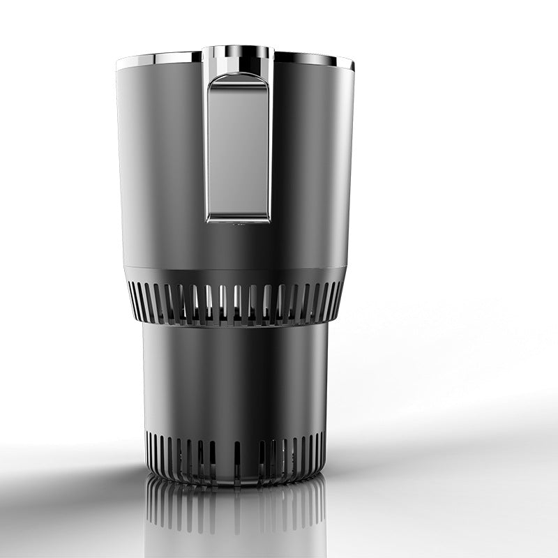 2-in-1 Smart Car Cup Warmer & Cooler 12V - Heated Cooling Cup Holder with Digital Temperature Display