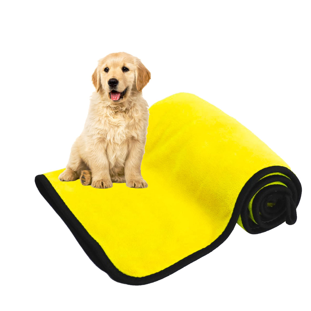 Microfiber Dog Drying Towel - Super Absorbent Quick-Dry Pet Bath Towel