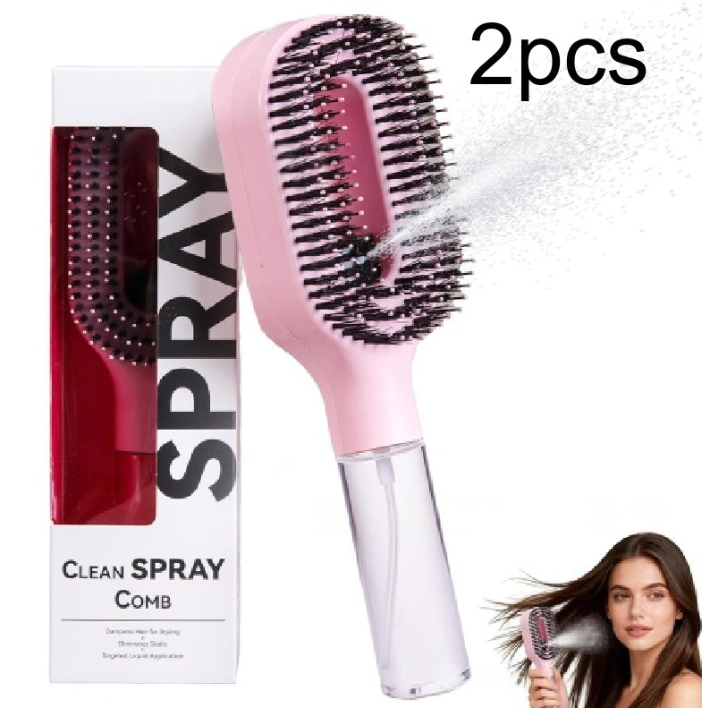 2-in-1 Sprayer Comb - Detangling Scalp Massage Brush