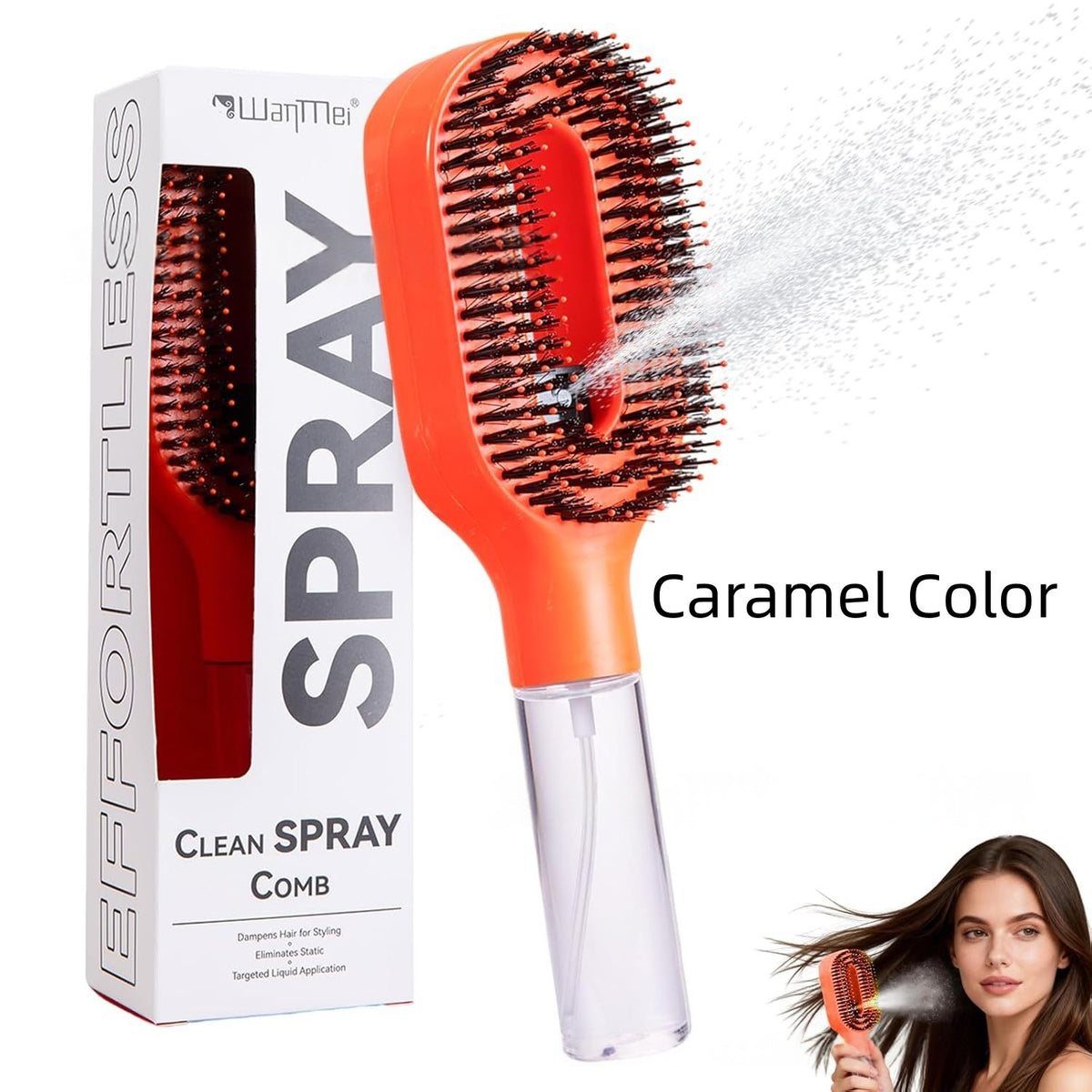 2-in-1 Sprayer Comb - Detangling Scalp Massage Brush