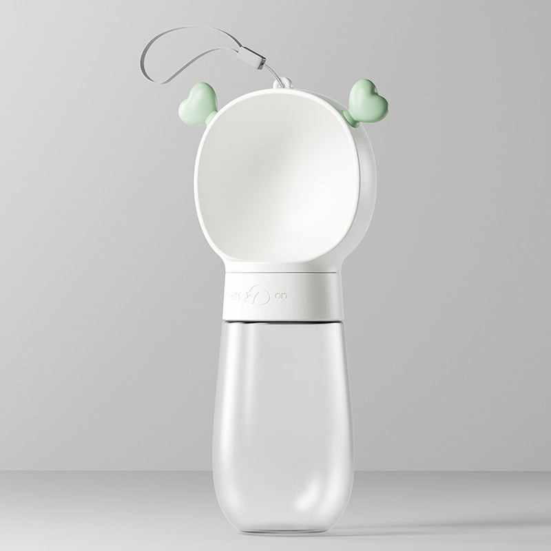Cloud Dog Water Bottle - Portable Walking Drinker with Wide Bowl