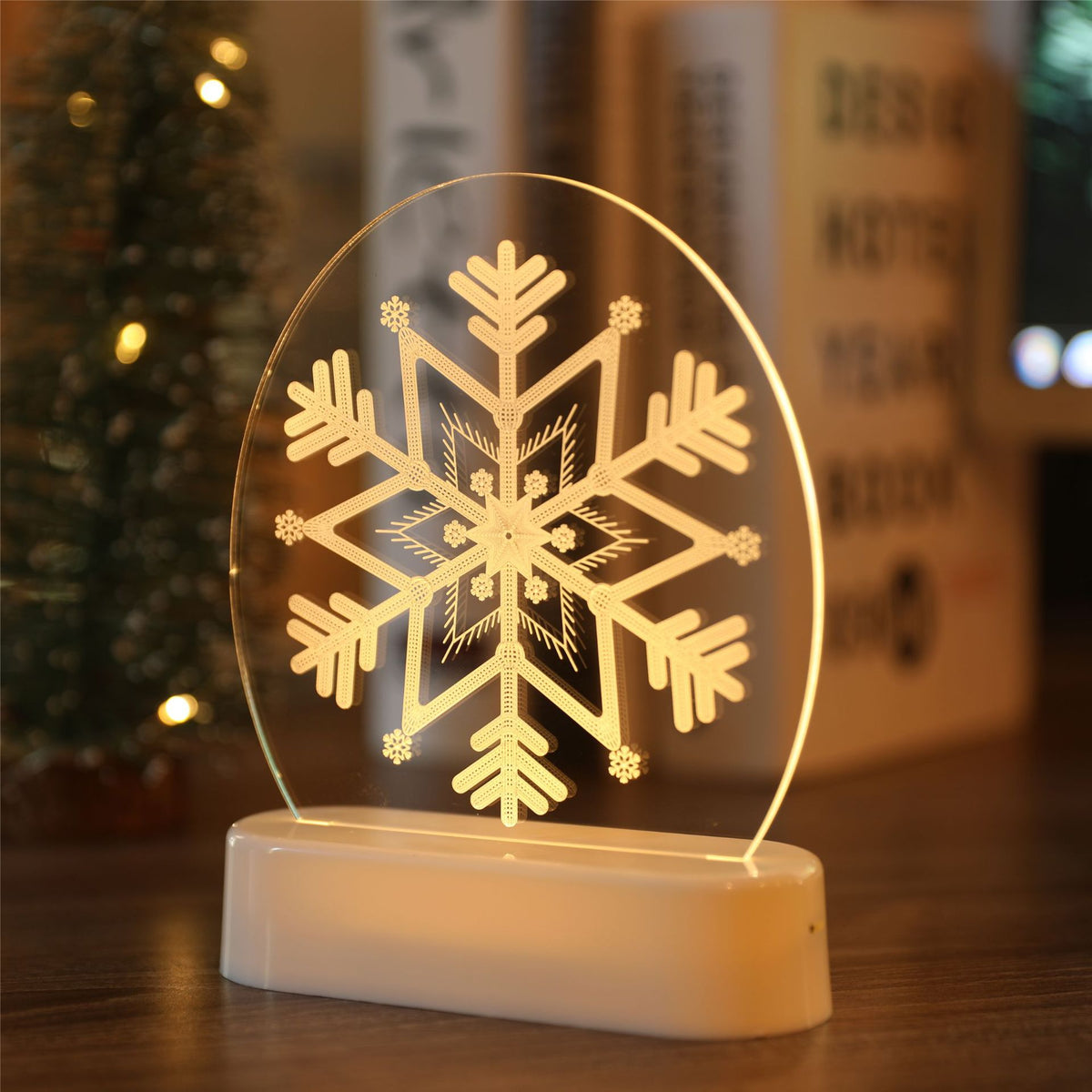 Christmas Bedside Night Light | Xmas Holiday Decor