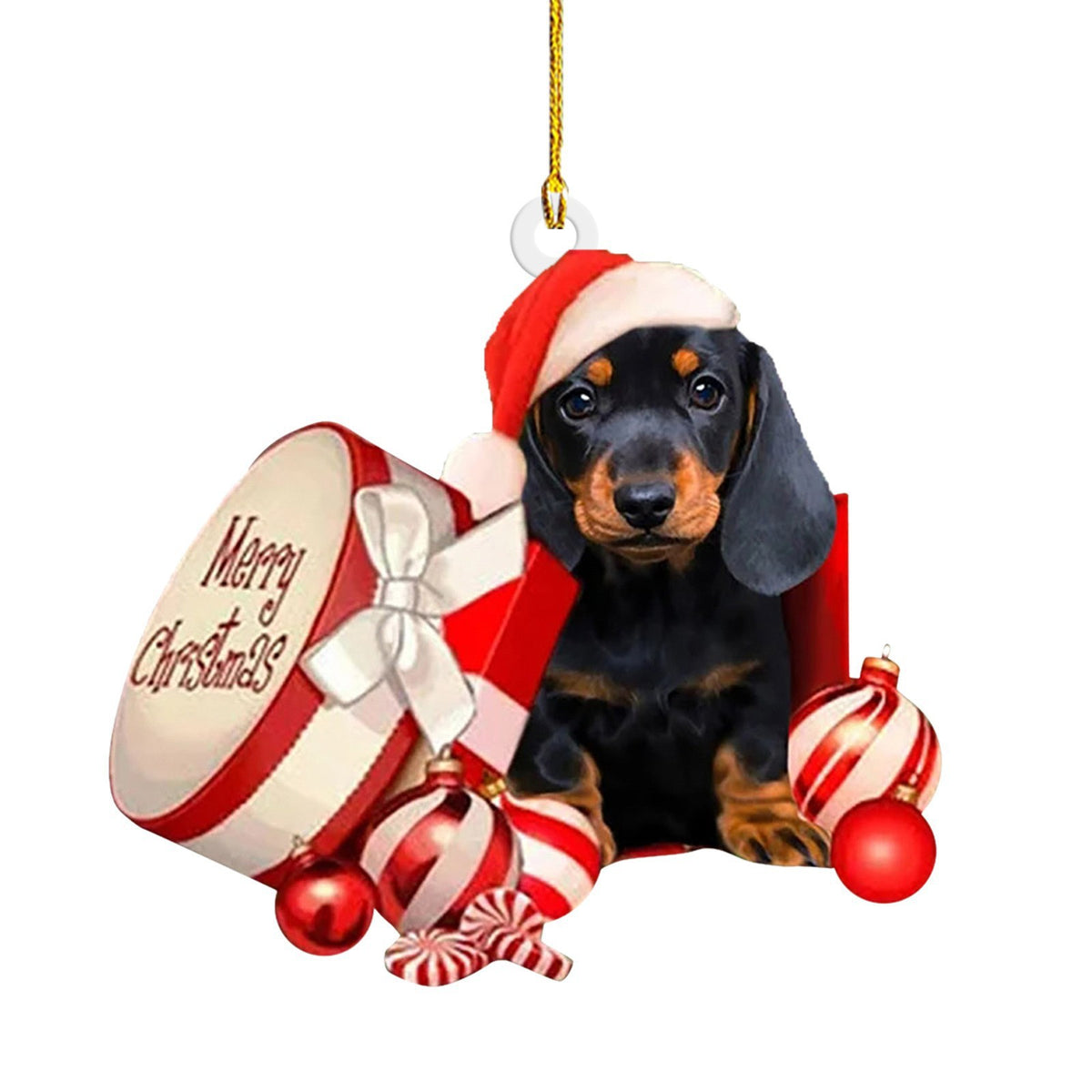 Christmas Sausage Dog Decorations Home | Holiday Gift