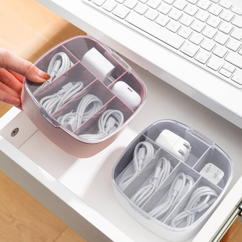 Charging Cable Storage Management Box