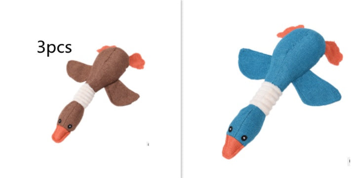 Squeaky Plush Dog Toys - Soft Animal Puzzle Chew Toys for Small & Medium Dogs