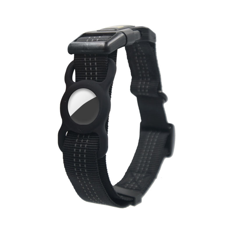 AirTag Pet Collar Cover - Protective Polyester Tracker Holder Collar