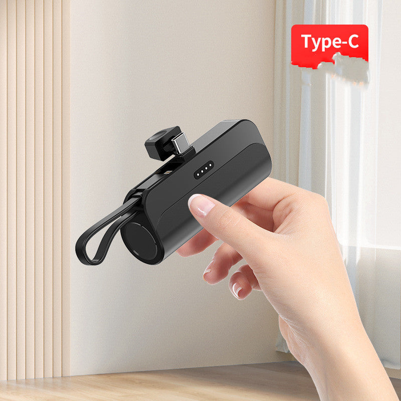 Mini Capsule Wireless Power Bank - Pocket Portable Phone Charger
