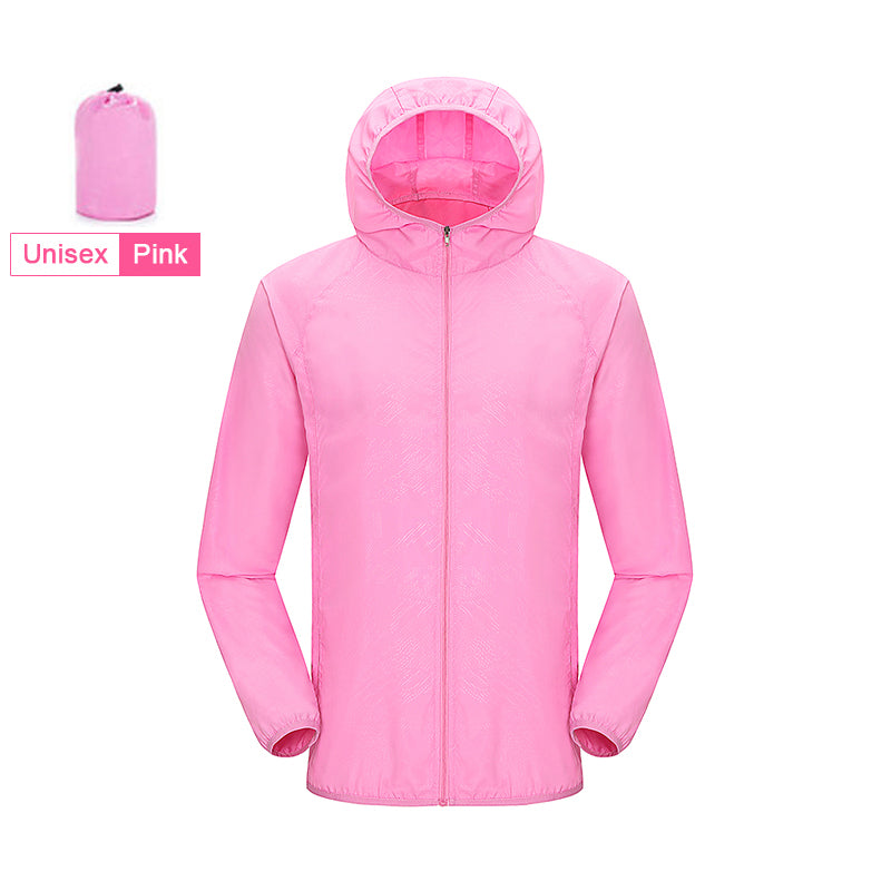 Mens and Women's Skin Windbreaker UV Protection Sunscreen Clothing