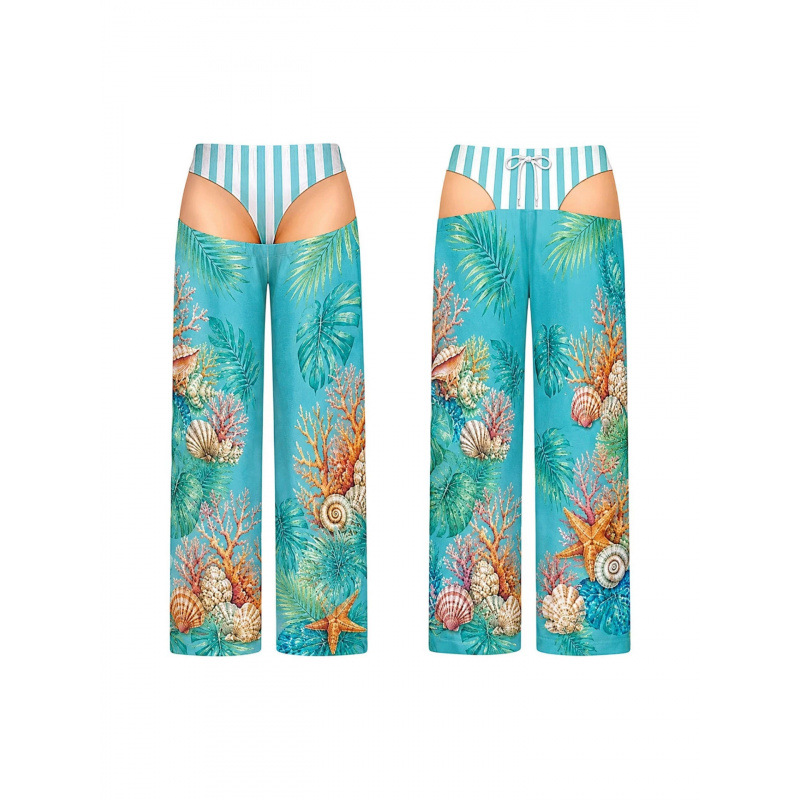 Unisex Funny 3D Thong Illusion Print Pants