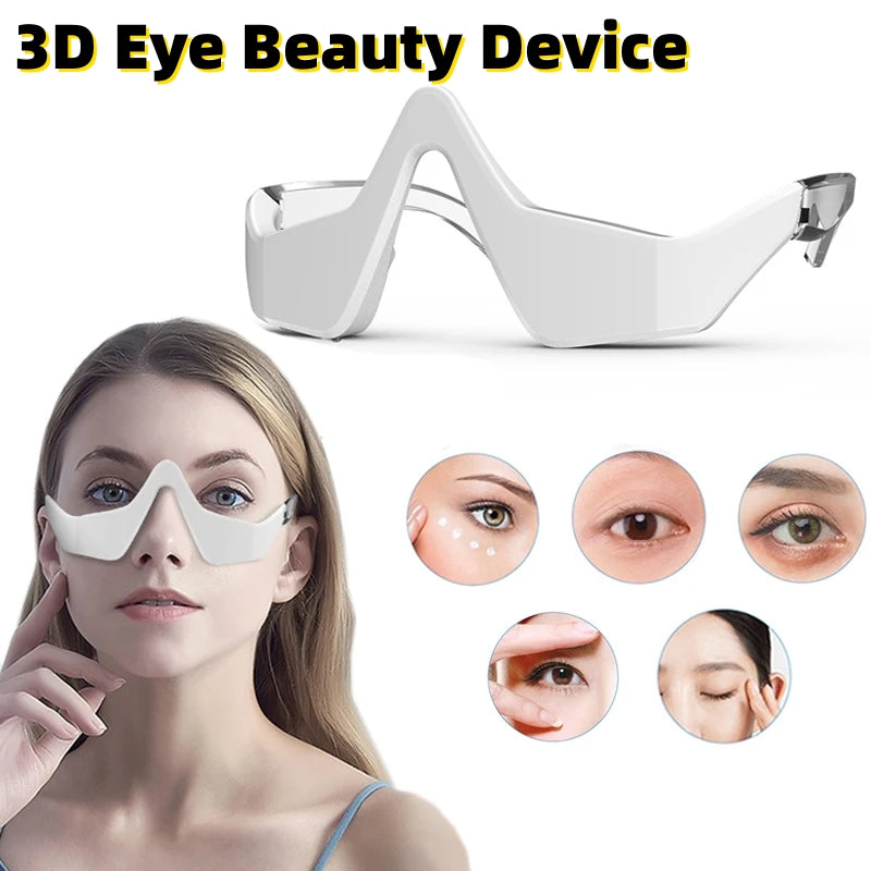 3D Micro-Current Eye Beauty Instrument - Anti-Wrinkle Eye Massager