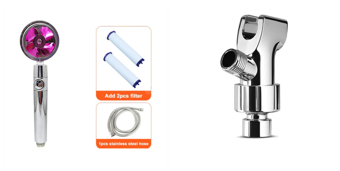 360° Rotating Water Saving Shower Head - High Pressure Rain Spray Nozzle