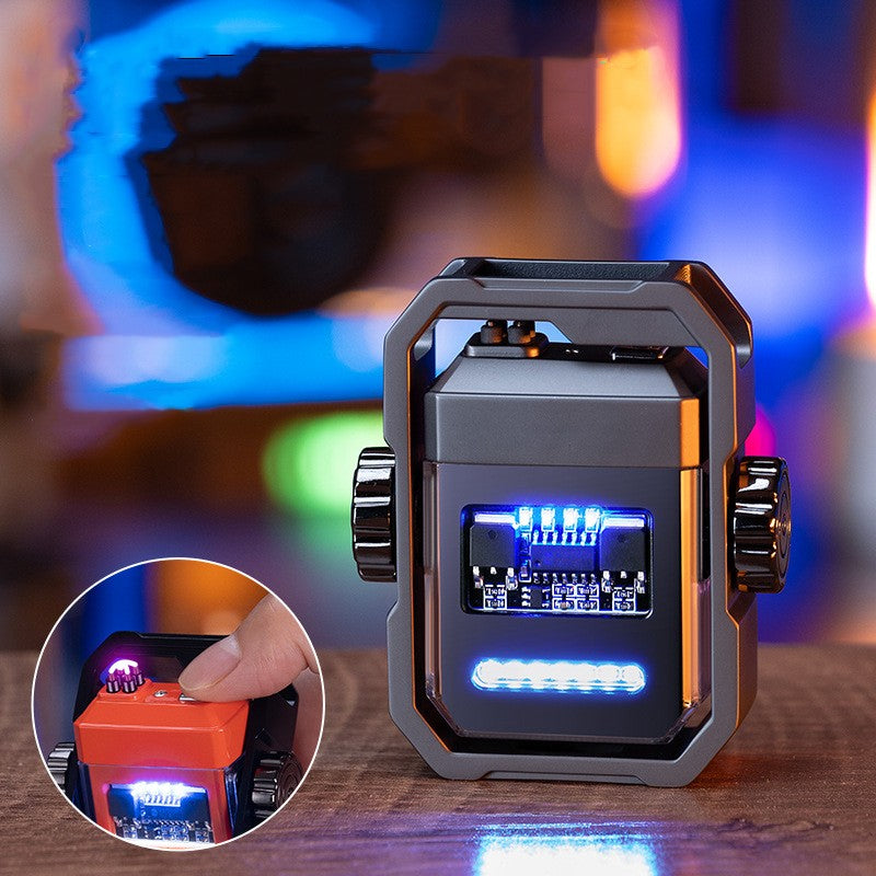 Double Arc Pulse Lighter - Windproof Outdoor Plasma Lighter
