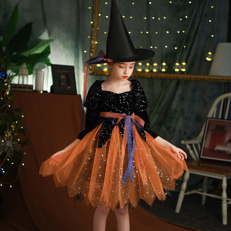 Halloween Children's Clothing Girls Dress