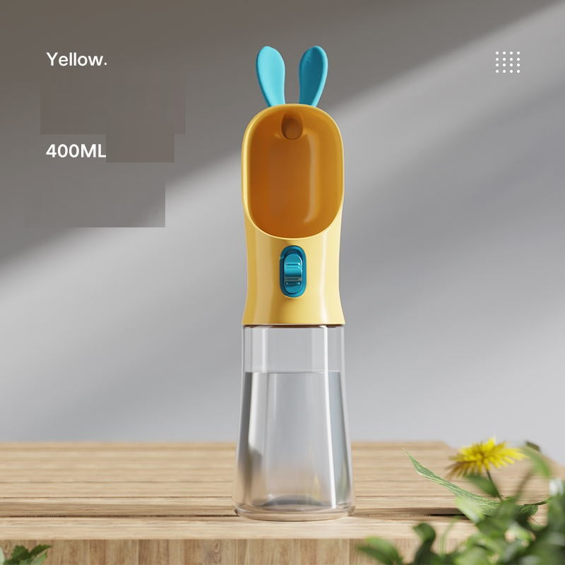 Portable Pet Water & Food Cup 400 ml - Travel Bottle for Dog Walks