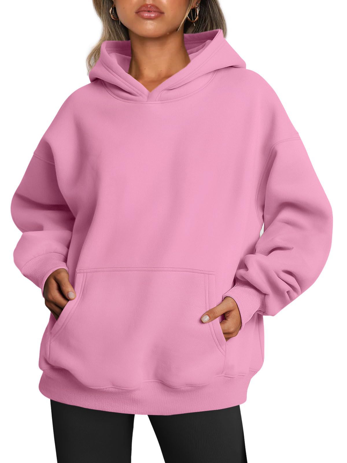 Women's Oversized Hoodies Fleece Loose Sweatshirts with Pocket Long