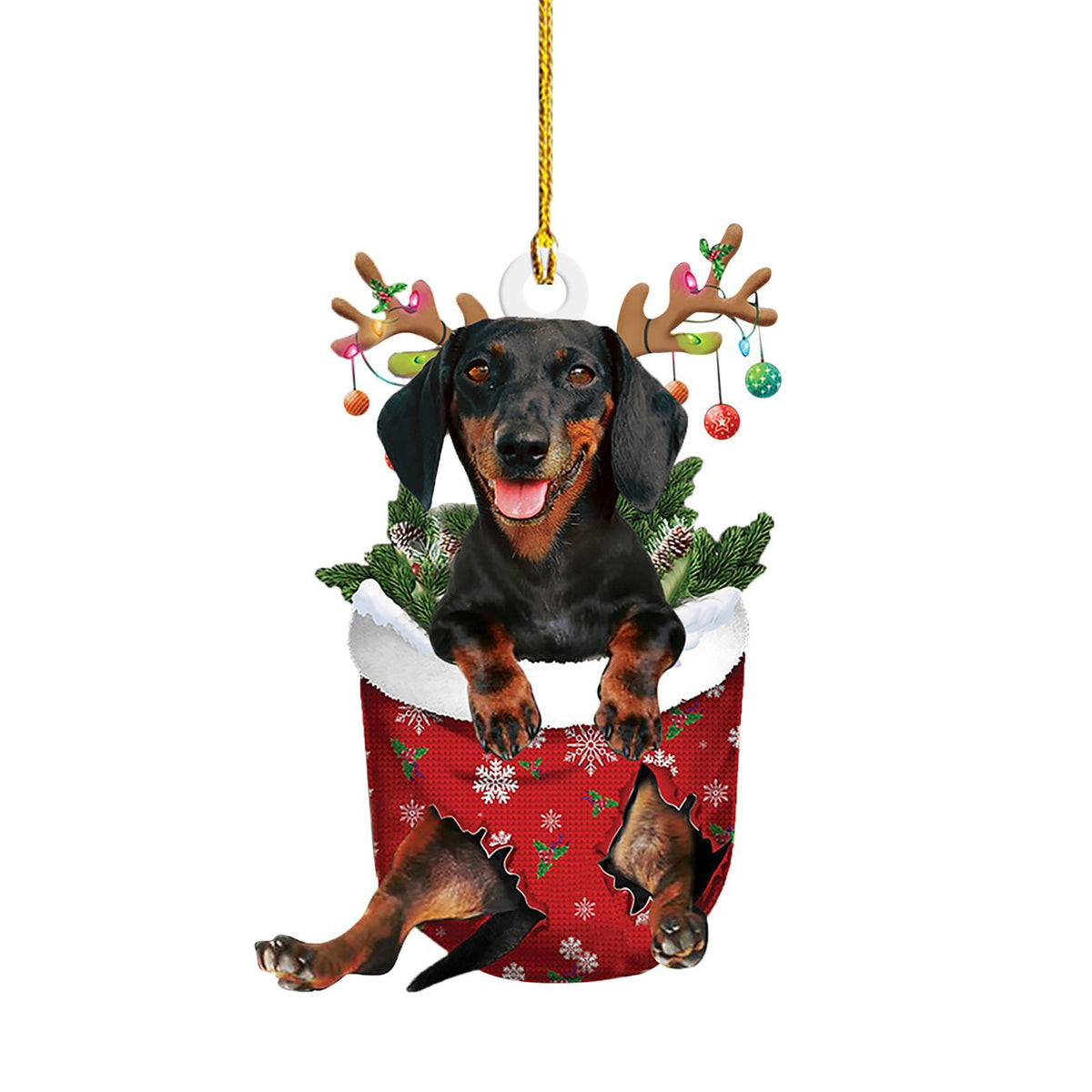 Christmas Sausage Dog Decorations Home | Holiday Gift