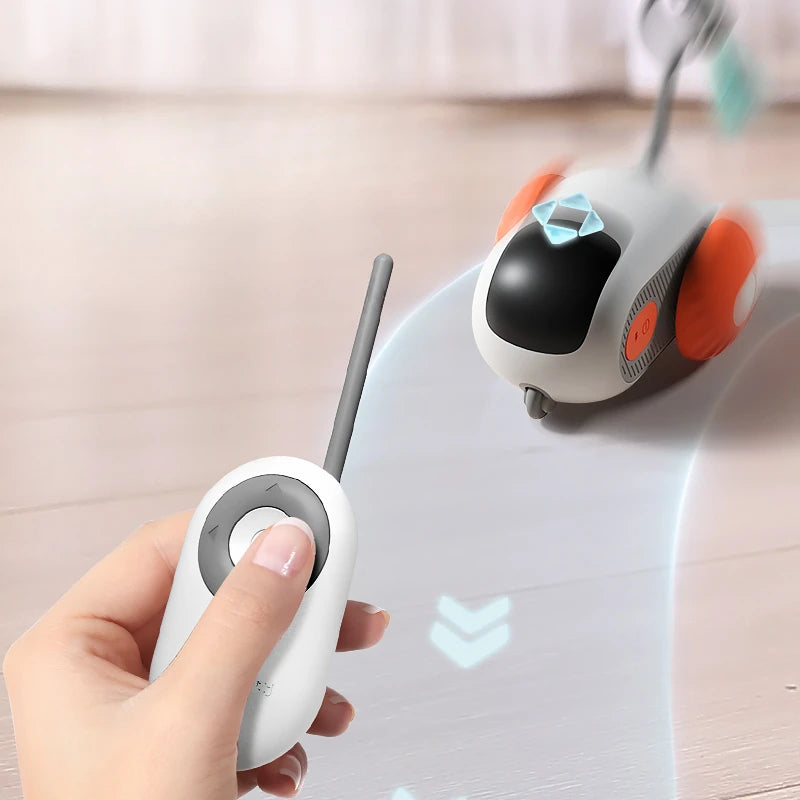 Remote Control Cat Car Toy - USB Rechargeable Interactive Chasing Toy for Cats