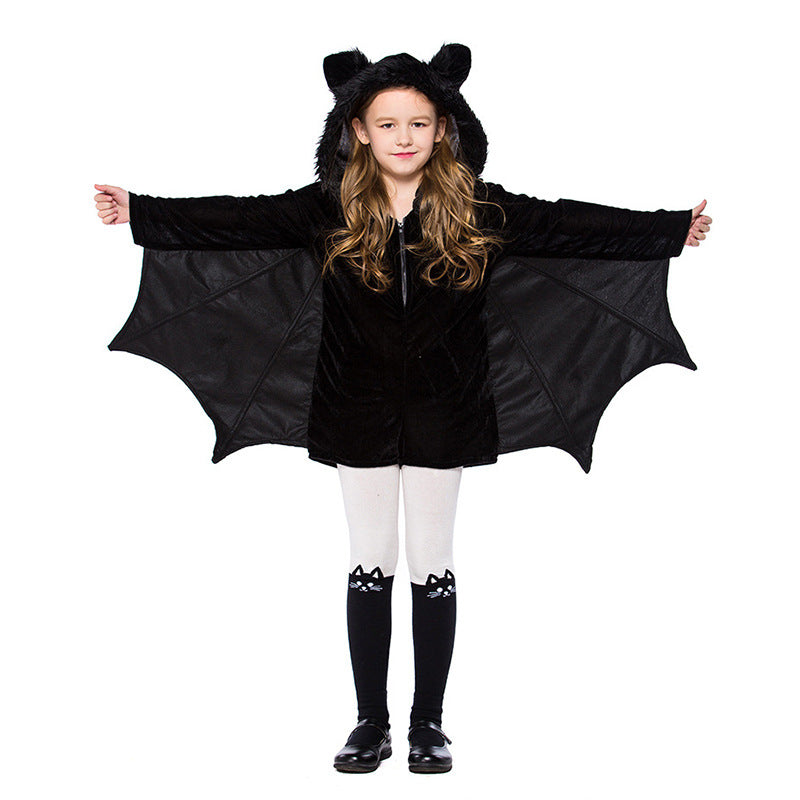 Halloween Children's Costume Black Bat Cosplay
