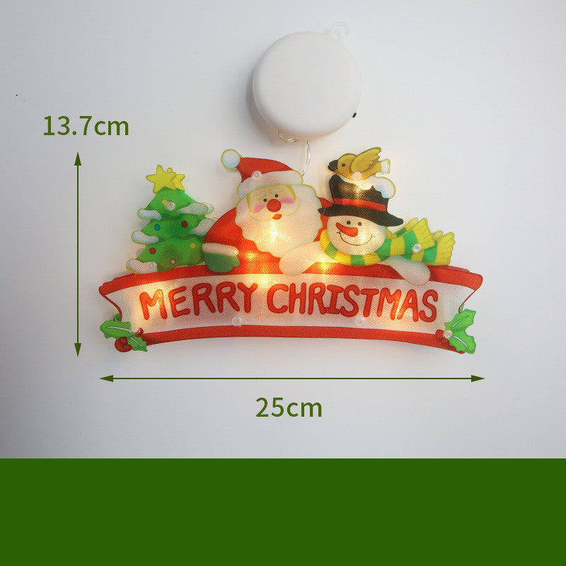 Christmas Decoration Lights Santa Snowman Elk | Xmas Holiday Decor