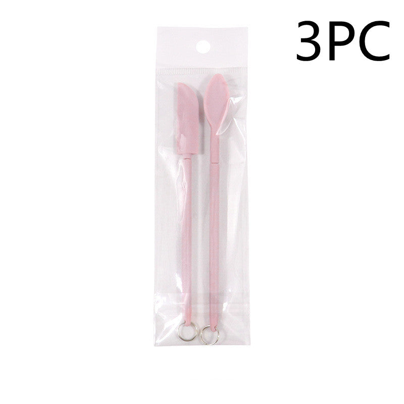 Mini Retractable Silicone Cosmetic Spatula - Beauty Bottle Scraper for Makeup & Skincare
