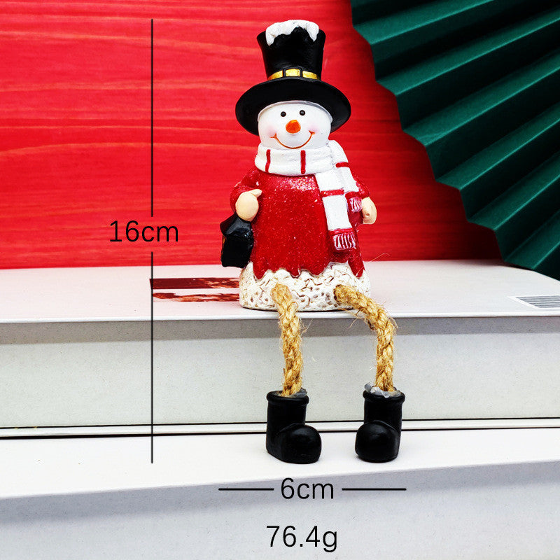 Christmas Gifts Resin Snowman Night Light Decoration Crafts | Xmas Holiday Decor