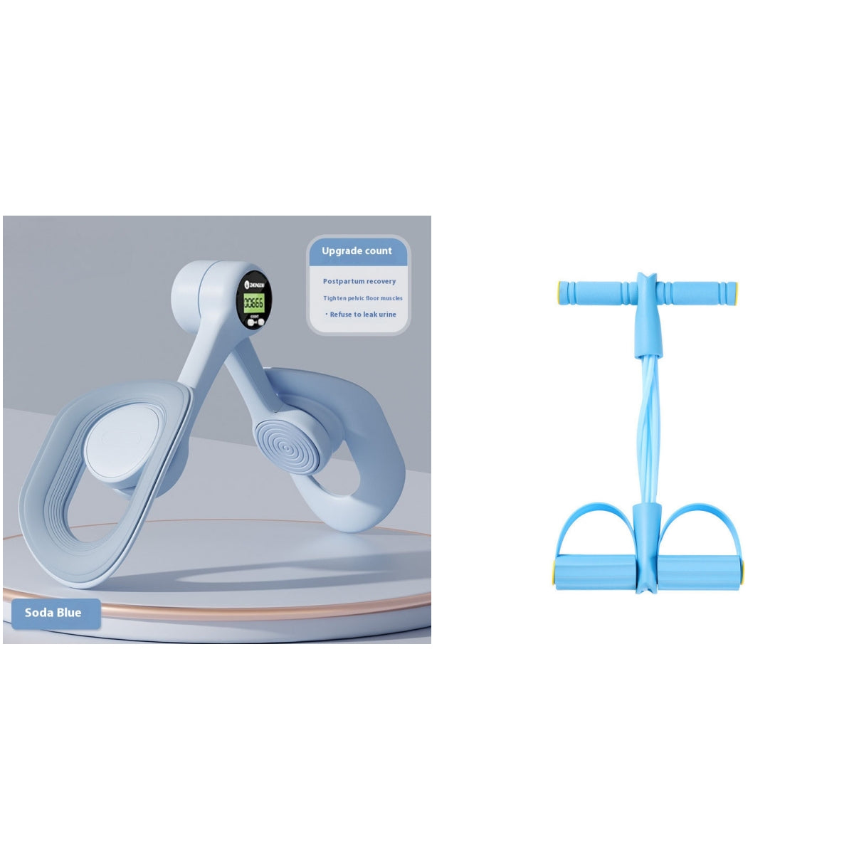 Ergonomic Thigh Master Trainer with Counter - Inner Thigh & Pelvic Floor Exerciser