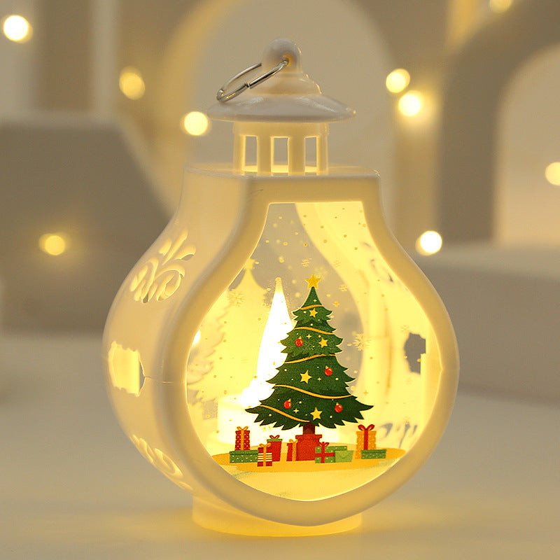 Christmas Candle Lamp Romantic Ornaments | Xmas Holiday Decor