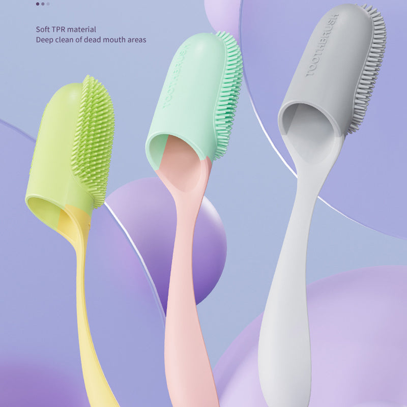 Silicone Finger Toothbrush for Dogs & Cats - 360° Soft Bristle Oral Care Brush