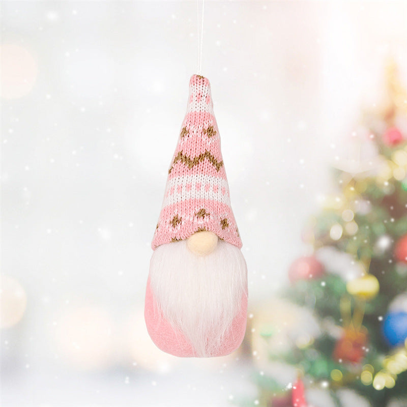 Christmas Decorations Knitted Small Pendant | Xmas Holiday Decor