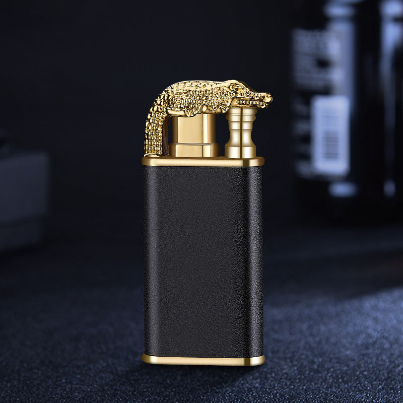 Crocodile and Dolphin Design Butane Lighter