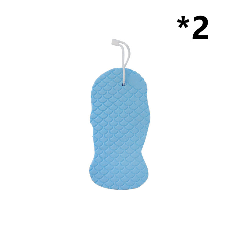 3D Fish Scale Body Scrub Sponge - Exfoliating Bath Sponge