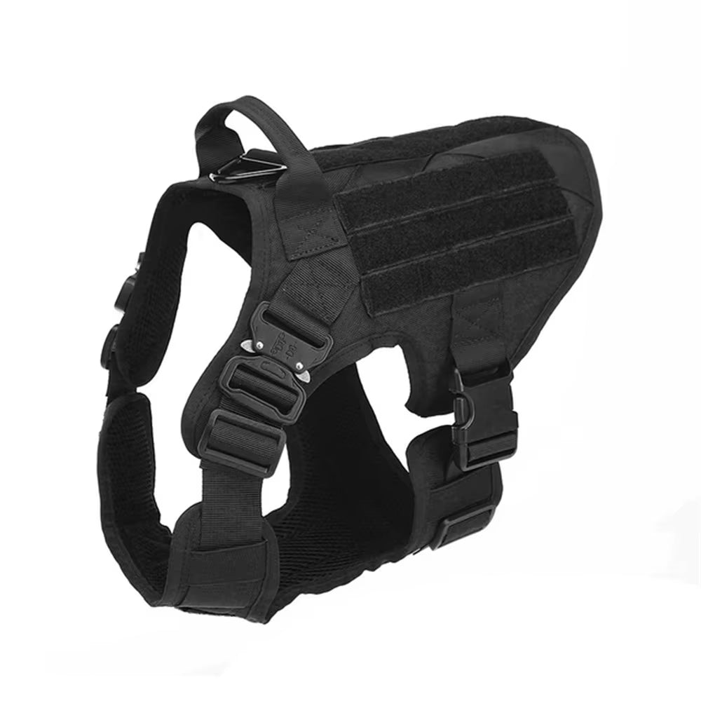 Tactical Dog Harness & Leash Set - 1000D Nylon Training Vest (Ships from US)