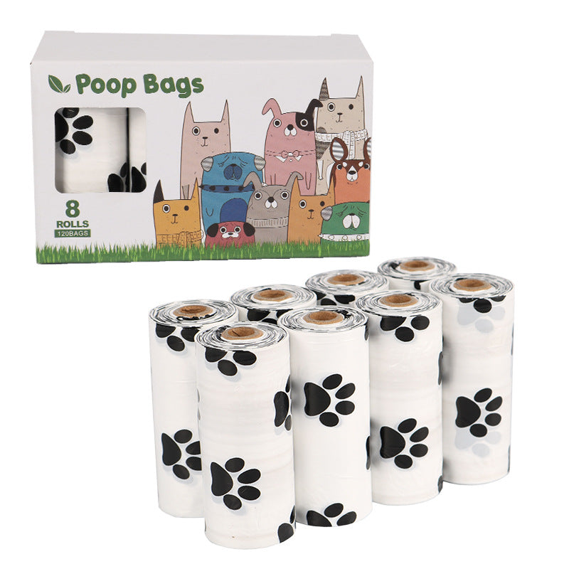 Eco Dog Poop Bags on a Roll - Leak-Proof Degradable Waste Bags with Dispenser Options